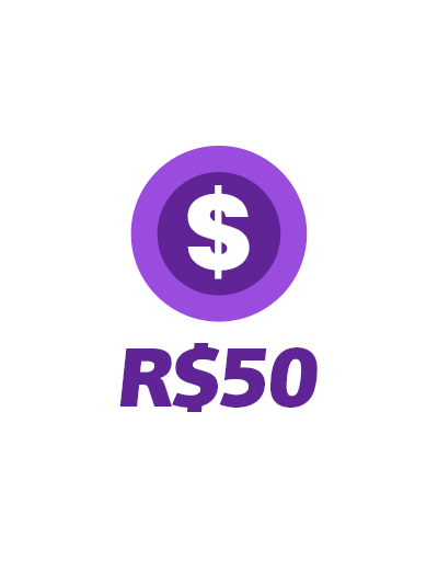 Cashback de R$ 50,00